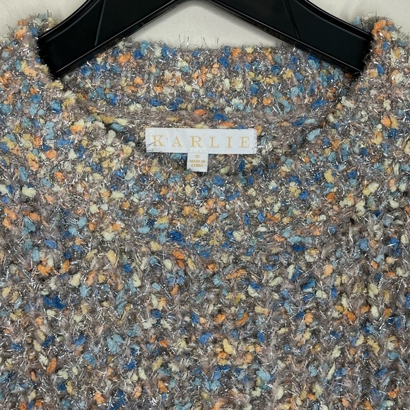 Cozy Popcorn Knit Sweater Size Small - Picture 4 of 12